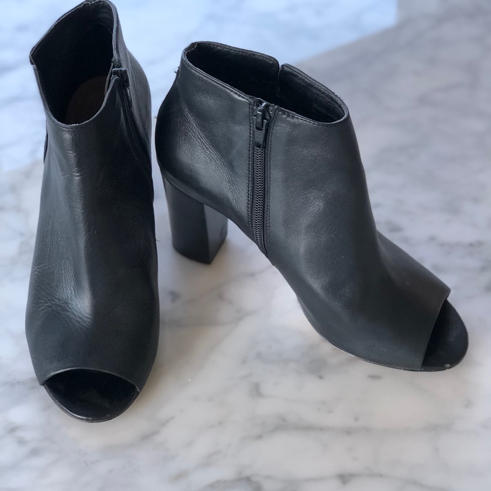 Aldo Open Toe Ankle Boots